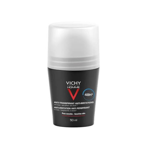 Vichy Homme, Desodorante Roll-On Anti-Transpirante 48 H, 50 ml
