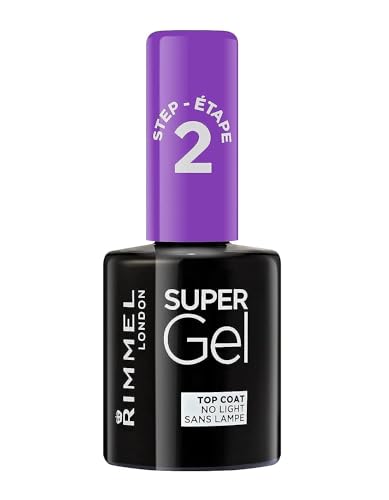 Rimmel London Super Gel Top Coat Tono Top Coat, 12 ml
