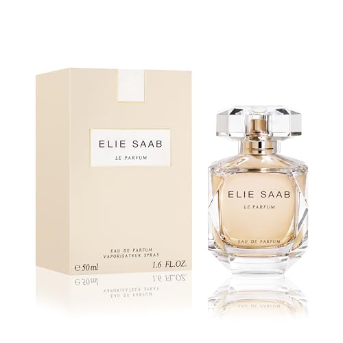 Elie Saab Le Parfum 50 ml – Eau de Parfum de Mujer – Fragancia Chipre Floral – Notas de Flor de Azahar, Jazmín, Rosa de Miel y Pachulí – Botella de Cristal Transparente