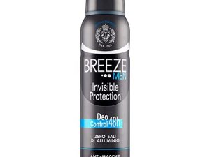 BREEZE | Desodorante Spray Invisible Protection, Breeze Men, 1 x 150 ml