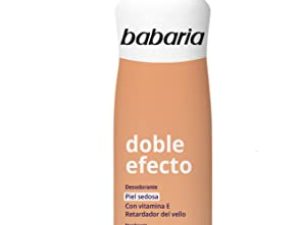 Babaria – Desodorante en spray doble efecto – 0% alcohol – Antitranspirante – 200ml