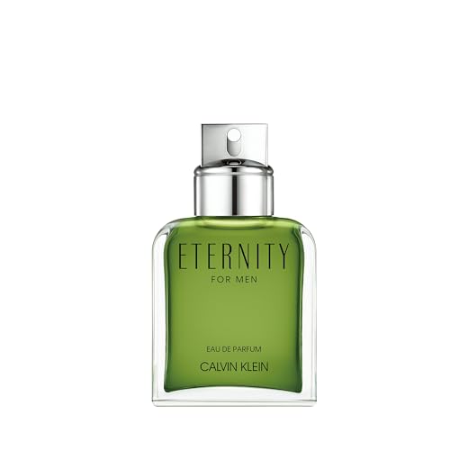 CALVIN KLEIN ETERNITY Eau de Parfum para hombre | Perfume de hombre con notas de geranio , nuez moscada y vetiver | Fragancia duradera | 50 ml