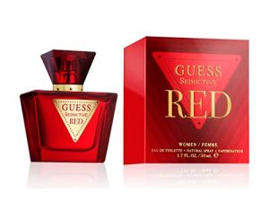 GUESS Seductive Red, Eau de Toilette para Mujer, Colonia Gourmand, Fragancia Seductora, Larga Duración, 50 ml