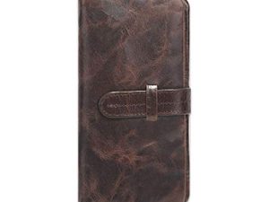 Cartera para Hombre RFID, Bolso de Mano Largo de Cuero Genuino, Carteira para Hombre, Cartera de Marca de Lujo, Cartera para Hombre, Cartera para teléfono, Billetera Hombre