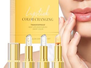 Pintalabios de Color Cambiante,Juego De Gloss Labial De Color Cambiante | 3 Unidades Resistente E Hidratante Maquillaje Labial Para Uso Diario, Citas Y Desplazamientos
