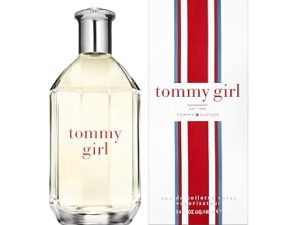 Tommy Hilfiger – Tommy Girl Eau de Toilette – 100 ml – ​​​​Perfume de Mujer – Fragancia Floral Frutal – Fragancia Floral Muy Fresca con Notas Frutales – Botella de Vidrio Transparente