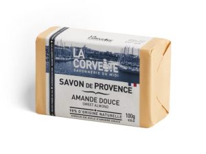 La Corvette Pastilla de Jabón con Almendras Dulces – 100 gr