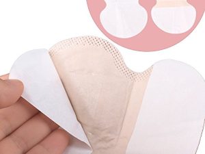 Adhesivo Antisudor, 1 par de Almohadillas Desechables para el Sudor de las Axilas Desechables Unisex de Verano, Mantener Fresco y Seco 8×9,5×12,2 Cm Tela No Tejida