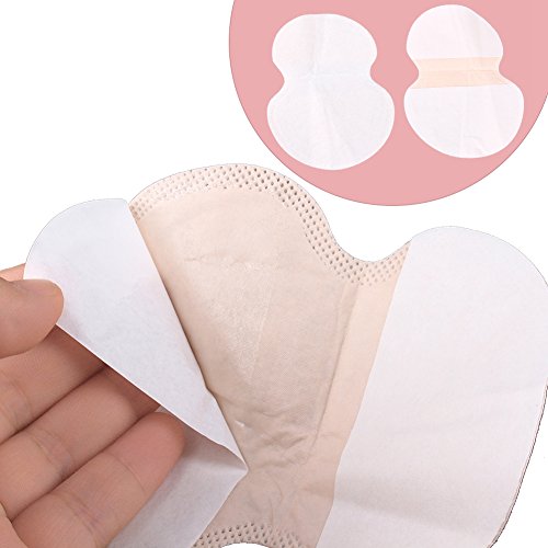 Adhesivo Antisudor, 1 par de Almohadillas Desechables para el Sudor de las Axilas Desechables Unisex de Verano, Mantener Fresco y Seco 8x9,5x12,2 Cm Tela No Tejida