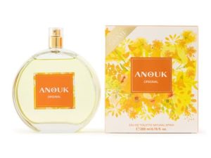 ANOUK – Original 200 ml, Colonia Mujer, Perfume Formato Spray, Eau de Toilette Natural y Femenina, Aroma Cítrico y Floral, Fragancia Fresca, Elegante y de Larga Duración