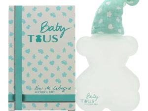 Baby Tous, Eau de Cologne para Bebé sin Alcohol, Fragancia Floral Almizclada, 100 ml con Vaporizador