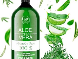 CMP Aloe Vera + Romero Depilación (Láser, Cera, Crema, Depiladora…) y Afeitado (Facial y Corporal) 6x + ALIVIO | 48h HIDRATACIÓN | 3x + CALMANTE – Formula Profesional (1000 ml)
