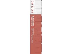 Maybelline New York, SuperStay Matte Ink, Pintalabios Mate de Larga Duración, Tono 65 – Seductres, Rosa Nude