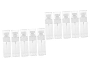 minkissy 10piezas Botellas De Spray Vacías De Viaje De Contenedores De Cosméticos Portátiles Pulverizador De Nebulización Fina Para Perfumes y Productos De Belleza