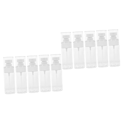 minkissy 10piezas Botellas De Spray Vacías De Viaje De Contenedores De Cosméticos Portátiles Pulverizador De Nebulización Fina Para Perfumes y Productos De Belleza