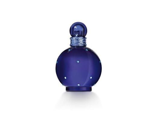 Britney Spears - Midnight Fantasy, Eau de Parfum, Perfume Femenino en Spray, con Notas Afrutadas y Florales, Aroma Sensual y Dulce - 100 ml