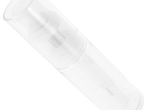 Cabilock Botella Spray de Polvo Transparente Pulverizador Uniforme para Talco Cosméticos y Viaje Vacía Recargable Fácil de Usar y Limpiar