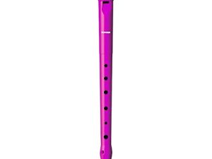 Flauta hohner 9508 color rosa funda verde y transparente