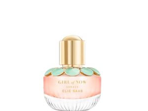 Elie Saab Girl of Now Lovely 30 ml – Eau de Parfum para Mujer – Fragancia Floral Gourmand – Efervescentes Notas de Mandarina, Pera, Flor de Ormond y Haba Tonka – Botella de Cristal Transparente