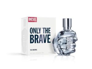 DIESEL Only The Brave EDT 35 ml, Combinación distintiva de Limón Fresco, Romero Aromático y Sensual Madera de Ámbar, El emblema de fuerza y audacia