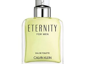 CALVIN KLEIN Eternity Eau de Toilette para hombres | Fragancia masculina con notas de mandarina, lavanda y madera de cedro | Fragancia duradera | 200 ml