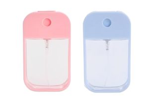 OUDQFCJ 2 Botellas Reutilizables Mini Pulverizador de Neblina Fina para Perfume, Líquidos de Cuidado Corporal, Cosméticos (45ml)