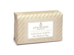 Atkinsons Natural White – Jabón perfumado de lujo, 200 g