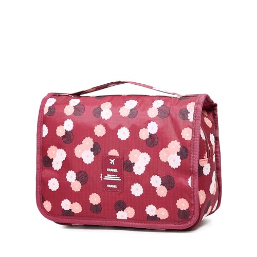 Sechunk Bolsas de Aseo de Viaje Impermeables para Colgar Bolsa de cosméticos multifunción Bolsa de Maquillaje para Mujeres