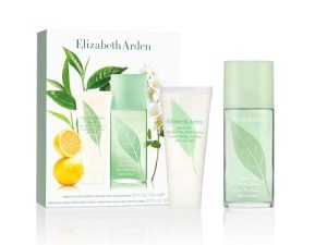 Elizabeth Arden – Set de Regalo Green Tea: Perfume Green Tea 100ml + Crema Hidratante Corporal Honey Drops 100ml, para Mujeres