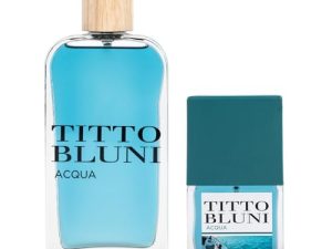 TITTO BLUNI – Aqua Uomo, Promocion 150 ml + 30 ml, Perfume para Hombre de Larga Duración, Colonia en Formato Spray, Eau de Toilette Masculino, Elegante y Fresca.