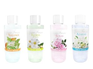 AGUA FRESCA DE RUY – Colonias Unisex Agua Fresca de Naranjos + Azahar + Rosas + Flores Blancas, Pack de 4 x 50 ml, Eau de Toilette Masculina y Femenina, Fragancia Suave de Larga Duración