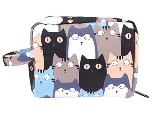 FRCOLOR Neceser De Viaje para Cosméticos Neceser Cremallera Bolsa De Maquillaje para Mujeres y Adolescentes Bolsa De Aseo para Mujer Que Viaja para Viajes