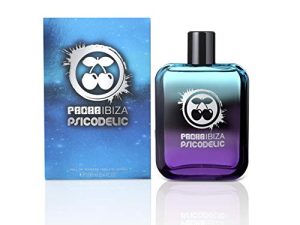 Pacha Ibiza Perfumes – Psicodelic Him, Eau de Toilette para Hombre, Larga duración, Fragancia elegante, sexy y masculina, Notas de madera y especias, Adecuado para llevar de día, 50 ml