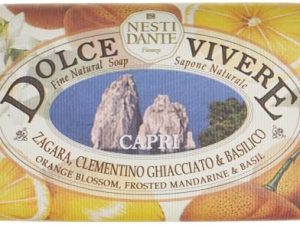 NESTI DANTE Jabón Capri (Azahar, Mandarina Helada Y Albahaca) – 250 gr.