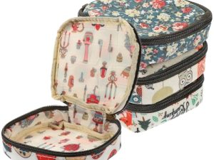 LIFKOME 4 Piezas Bolsa de Aseo Mujer Compacta con Cremallera para Viaje Almacenamiento Higiénico de Toallas Sanitarias y Cosméticos Diseño Cuadrado Ligero y Portátil para Escuela y