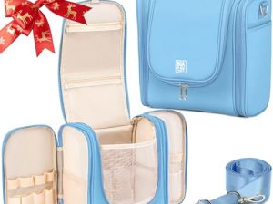 BOACAY Neceser Grande para Mujer y Hombre, Bolsa de Aseo Colgante, Bolso Baño y Viaje, Organizador de Maquillaje, Kit para Cosméticos, Accesorios