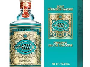 4711® Original Eau de Cologne | Eau de Cologne en frasco Molanus de 400 ml – clásico perfume en un frasco icónico – fragancia característica – unisex – para el bienestar del cuerpo, la mente y el alma