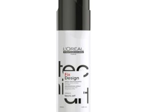 L’Oréal Professionnel, Spray de alta fijación para el pelo, Acabado brillante de aspecto natural, Fix Design, TECNIART, 200ml