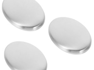 WOONEKY 3piezas Eliminador De Olores Pastillas De Jabón Inoxidable Absorbente Para Cocina Suave y Duradero Para Lavavajillas