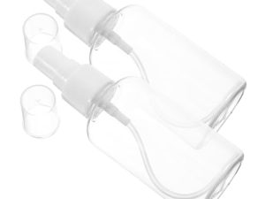 FOMIYES 2piezas Botella de Spray de Viaje Transparente de Frasco de Perfume Recargable para Viajar Frasco Atomizador para Perfume de Viaje para Maquillaje y Cuidado Piel