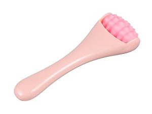 minkissy 2piezas Rodillo Facial Portátil De Masaje Para Ojos Dispositivo De Cuidado Piel Masajeador De Ojos y Cara Para Uso Casa y Viajes Diseño Ergonómico y Superficie Suave