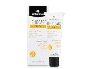 Cantabria Labs – Heliocare 360º Gel Oil-Free SPF 50-50ml – Gel – Piel Grasa o con tendencia acnéica – Protección Solar Avanzada Antioxidante