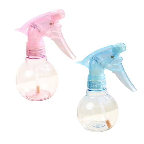 iplusmile Botellas Pulverizadoras Para Peluquería 2 Piezas 150ml Alta Presión Rociador De Para Maquillaje y Jardinería Color Rosa y Azul