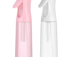OIXEYA 2 Piezas Pulverizador Agua Peluqueria, 300ml Niebla Pulverizador Continuo Para Peinado, Plantas, Mascotas, Limpieza,