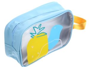 TOVINANNA Bolsa De Aseo y Portátil con Compartimento Seco y Húmedo Bolsa De Maquillaje para Viaje y Playa Diseño Compacto con Cremallera para Mujeres