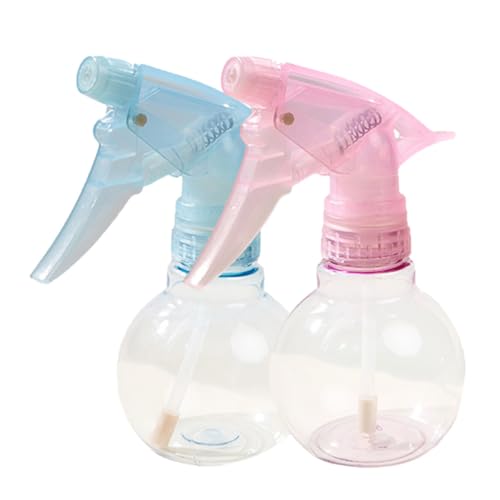 Hemobllo Pulverizador Manual a Presión 150 Ml Botella Pulverizadora de Niebla Vintage para Peluquería y Jardinería Frascos Rellenables Portátiles para Cosméticos y Viajes Set de 2