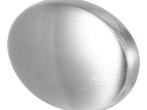 VILLFUL Jabón de Acero Inoxidable Pequeño para Eliminar Olores Manos Barra Metálica Portátil y Duradera Fácil de Limpiar para Uso Cocina y Viaje