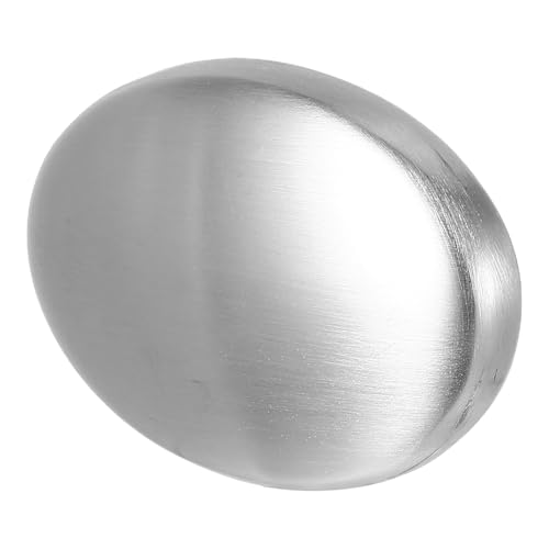 VILLFUL Jabón de Acero Inoxidable Pequeño para Eliminar Olores Manos Barra Metálica Portátil y Duradera Fácil de Limpiar para Uso Cocina y Viaje