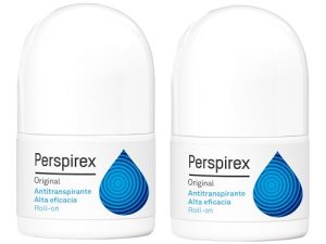 Perspirex ® | Perspirex Original | Desodorante Antitranspirante Axilas Roll On para una protección y frescura anti sudor de hasta 5 días | Pack de 2-40 Ml