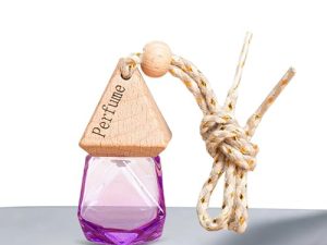 Botellas de ambientador de coche – e Botella difusora de aromaterapia para coche con aceites esenciales,Ambientador de coche Botella de perfume colgante difusa aromaterapia tapa triangular e